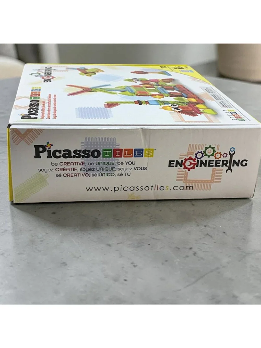 Picasso Tiles Hedgehog Blocks 112 Piece Set PTB112 Hedgehog Building Blocks Set